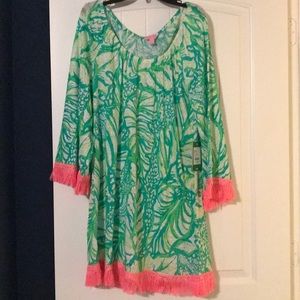 NWT Getaway Coverup in Toucan Green
